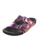Isabel Marant Leather Printed Slides