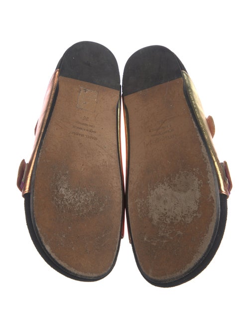 Isabel Marant Leather Printed Slides