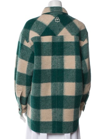 Isabel Marant Plaid Print Coat