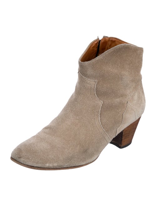 Isabel Marant Suede Western Boots