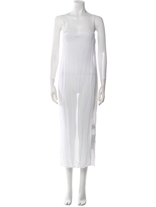 Isabel Marant Square Neckline Long Dress