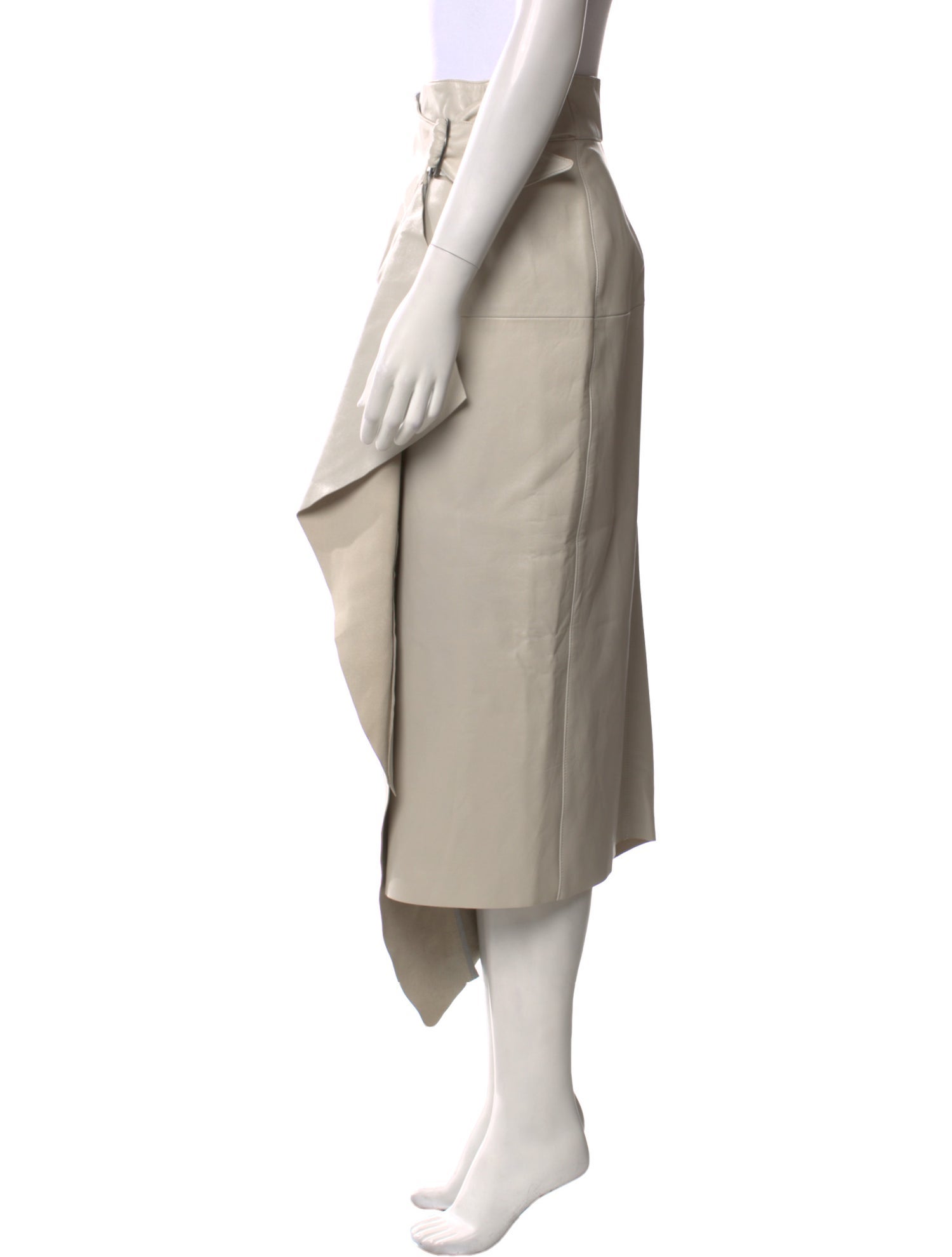 Isabel Marant Leather Midi Length Skirt