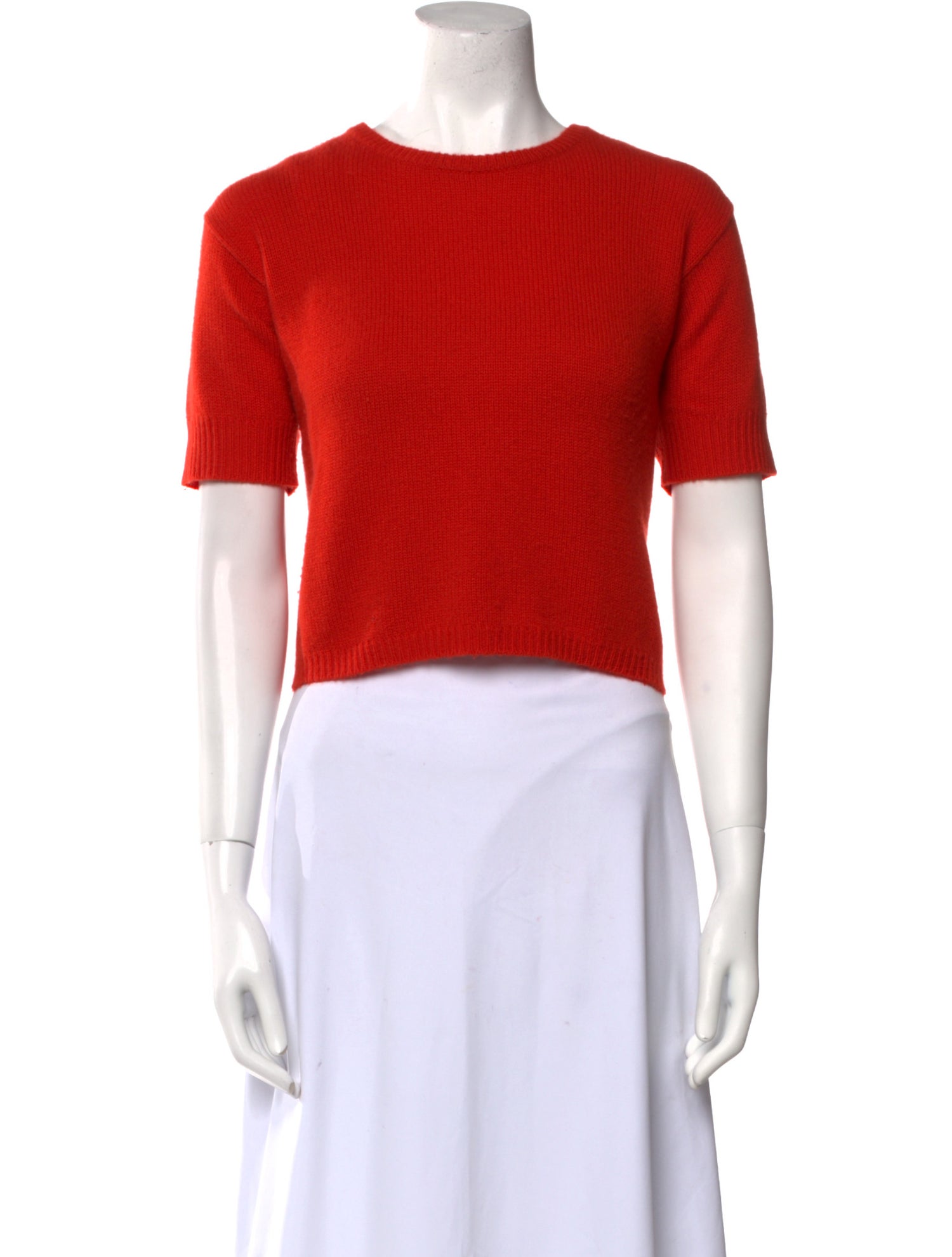 Isabel Marant Cashmere Crew Neck Crop Top