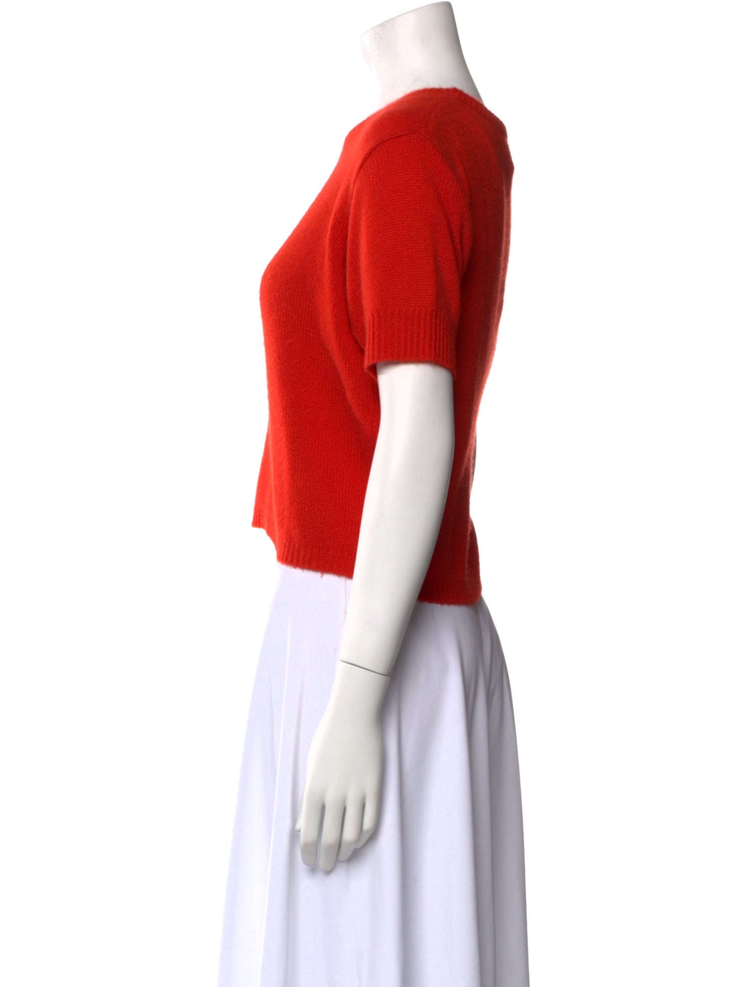 Isabel Marant Cashmere Crew Neck Crop Top