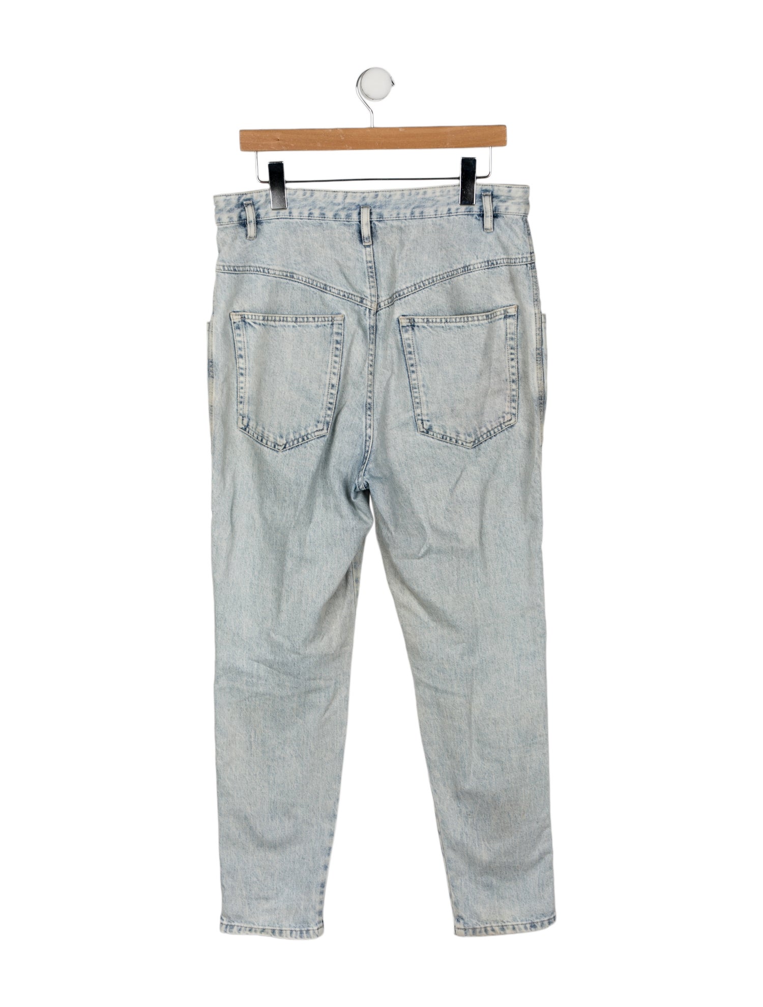 Isabel Marant High-Rise Straight Leg Jeans