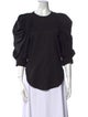 Isabel Marant Crew Neck Three-Quarter Sleeve Top