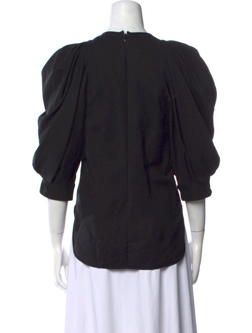 Isabel Marant Crew Neck Three-Quarter Sleeve Top