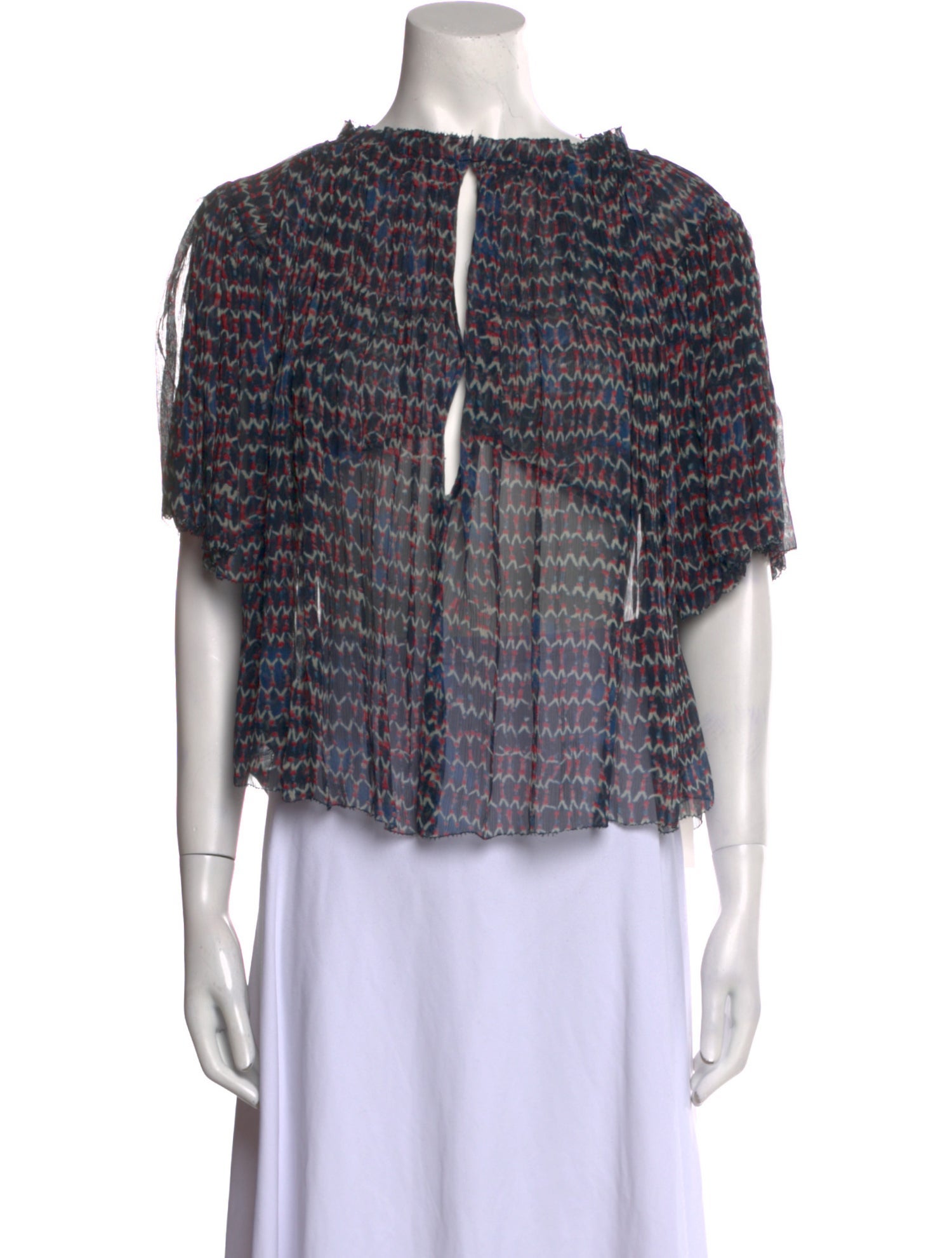 Isabel Marant Silk Printed Blouse
