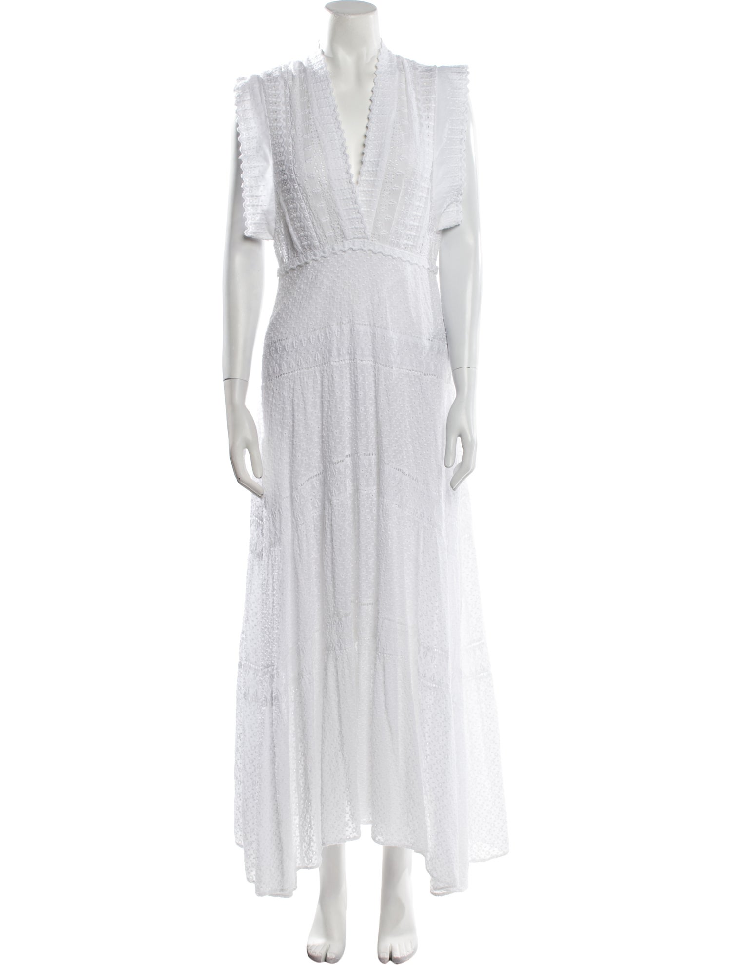 Isabel Marant V-Neck Knee-Length Dress