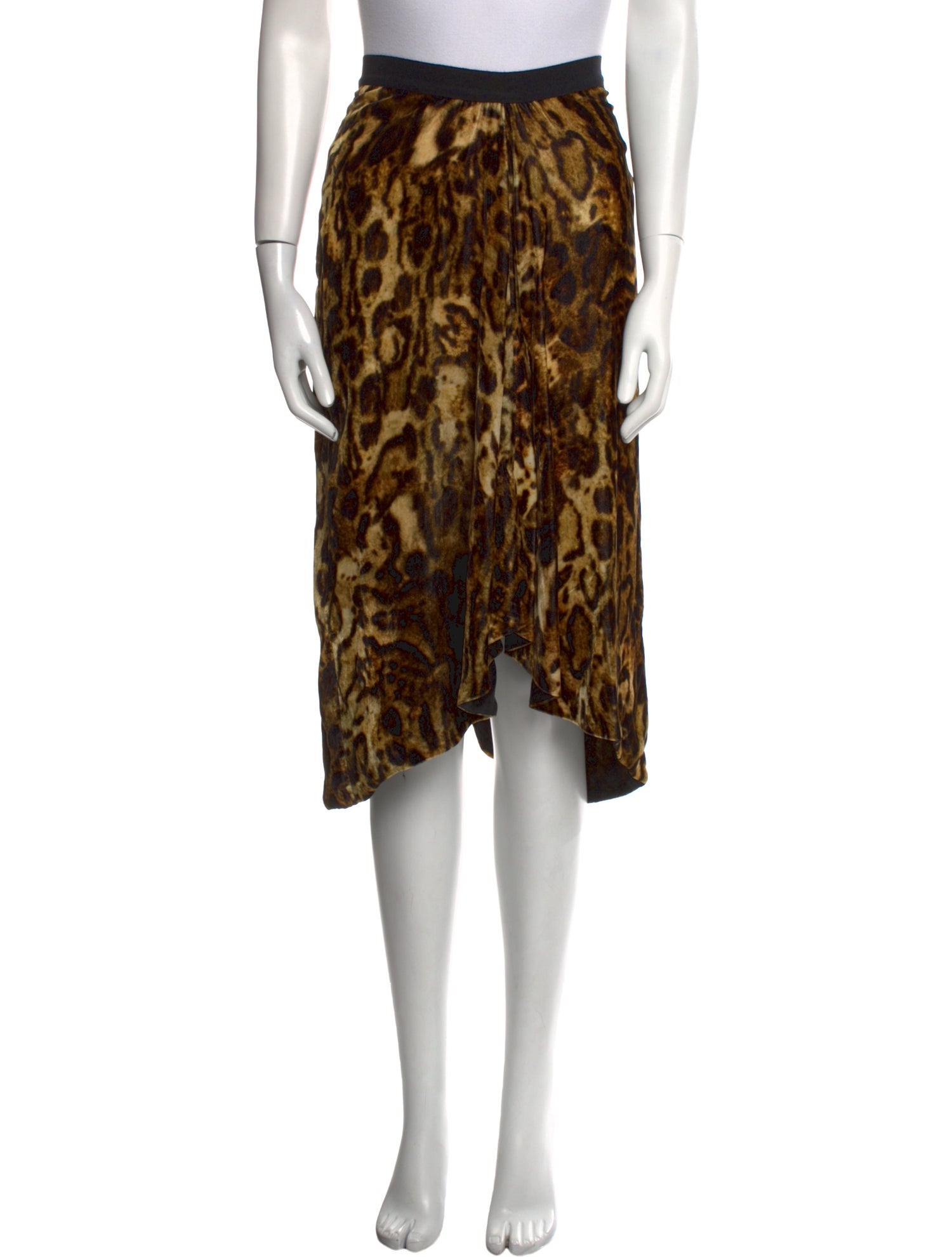 Isabel Marant Animal Print Knee-Length Skirt