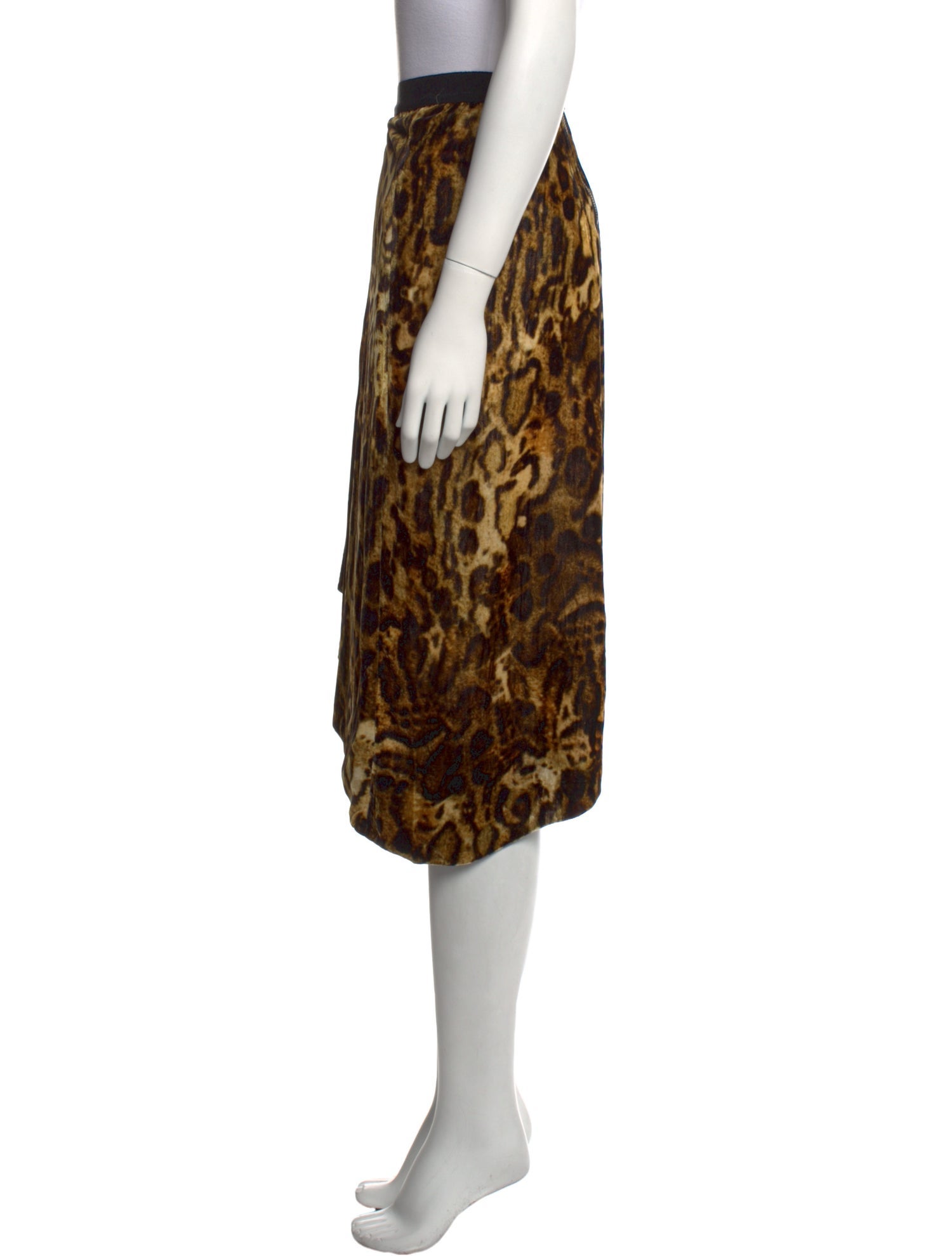 Isabel Marant Animal Print Knee-Length Skirt