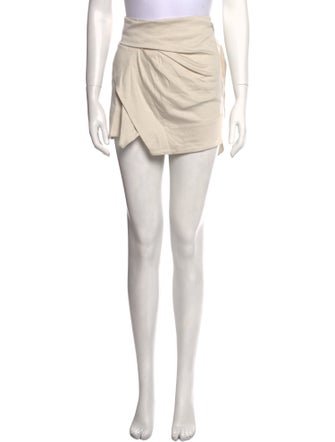 Isabel Marant Raw-Edge Trim Mini Skirt