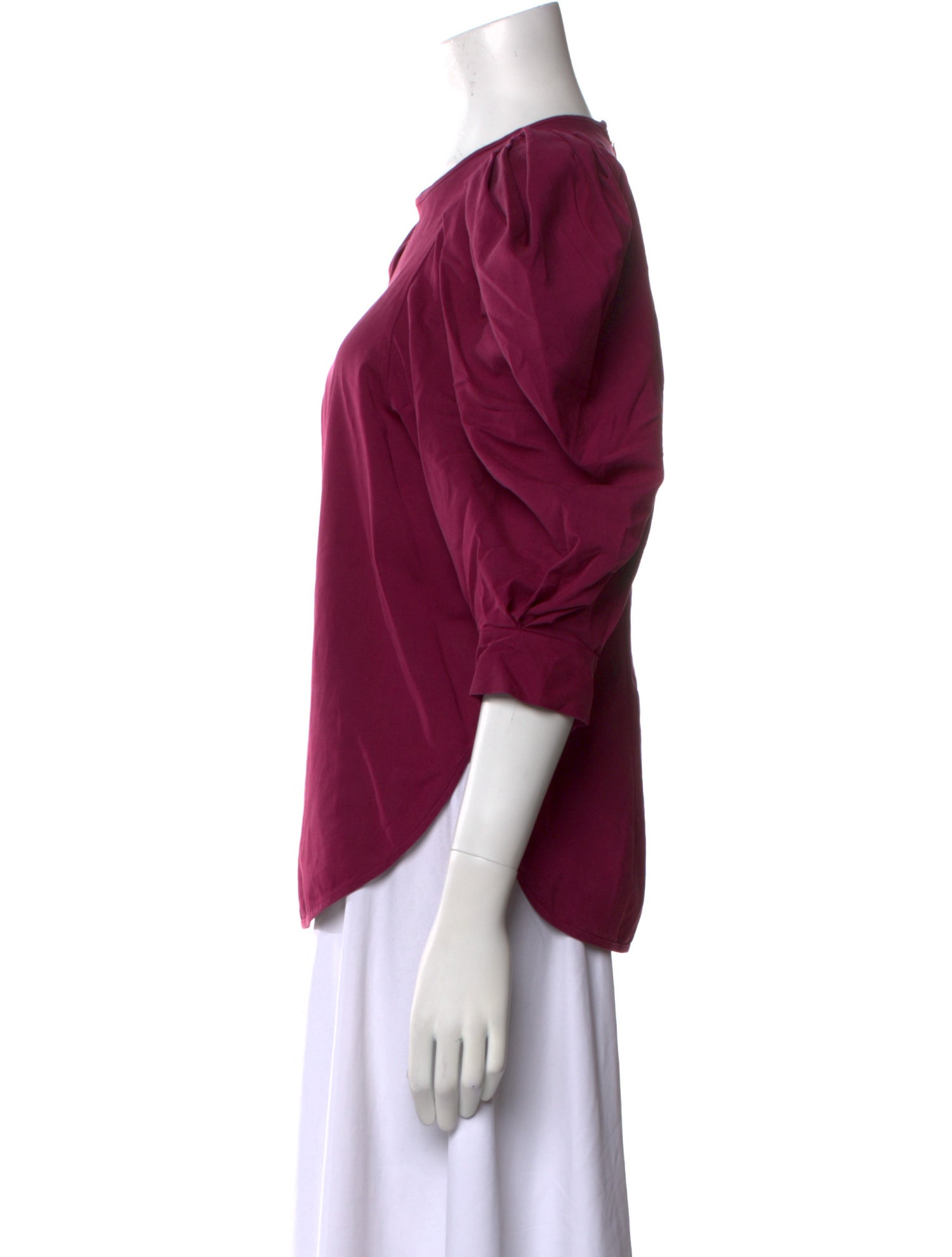 Isabel Marant Crew Neck Three-Quarter Sleeve Blouse