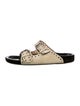 Isabel Marant Suede Keyhole Accent Slides