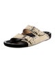 Isabel Marant Suede Keyhole Accent Slides