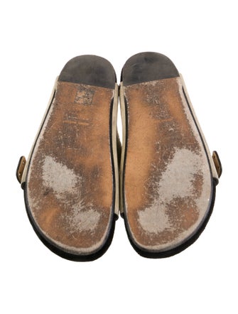 Isabel Marant Suede Keyhole Accent Slides