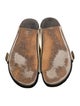 Isabel Marant Suede Keyhole Accent Slides