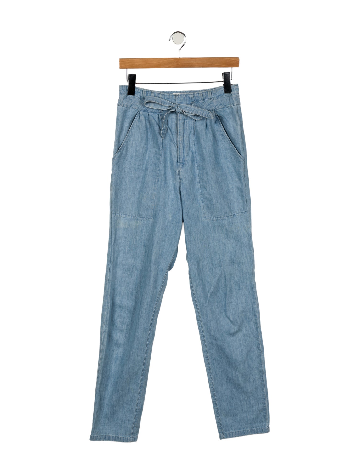 Isabel Marant High-Rise Straight Leg Jeans