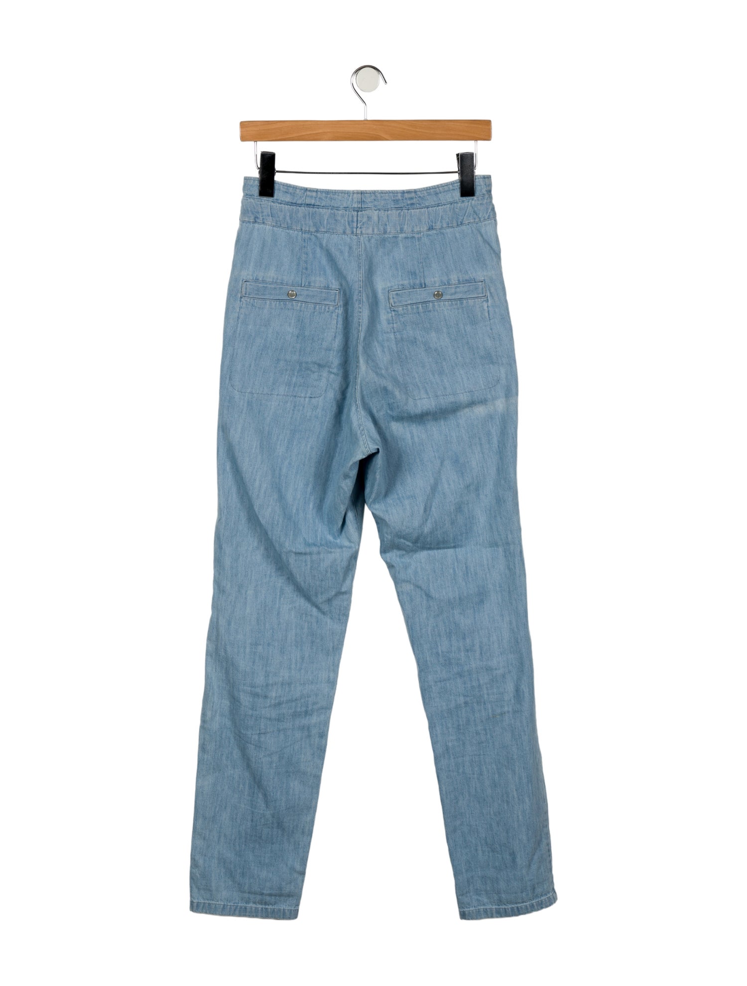 Isabel Marant High-Rise Straight Leg Jeans