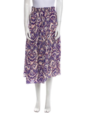 Isabel Marant Silk Midi Length Skirt
