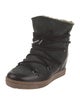 Isabel Marant Leather Lace-Up Boots