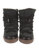 Isabel Marant Leather Lace-Up Boots