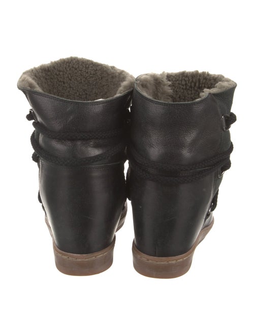 Isabel Marant Leather Lace-Up Boots