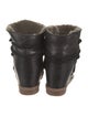 Isabel Marant Leather Lace-Up Boots