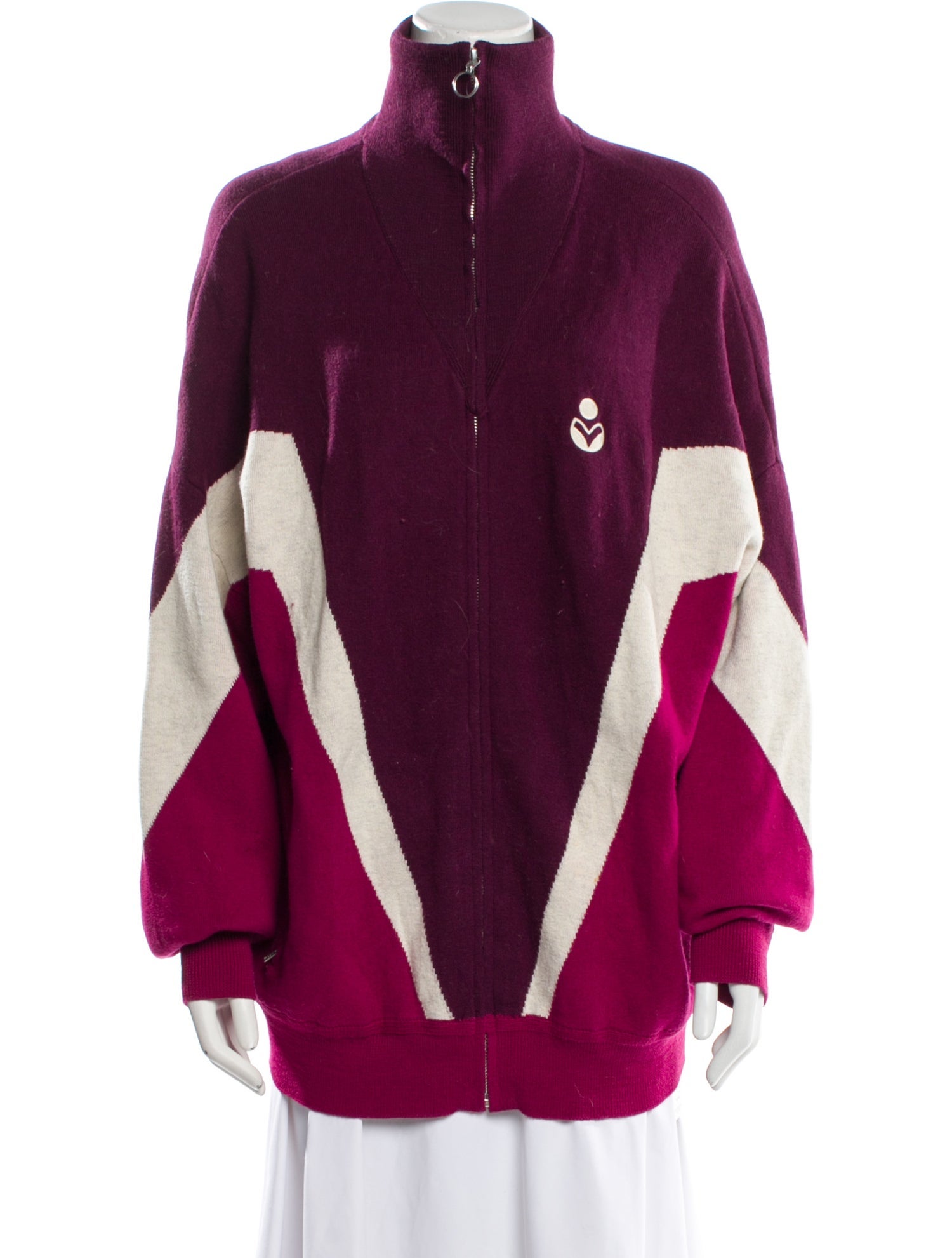 Isabel Marant Printed Mock Neck Sweater