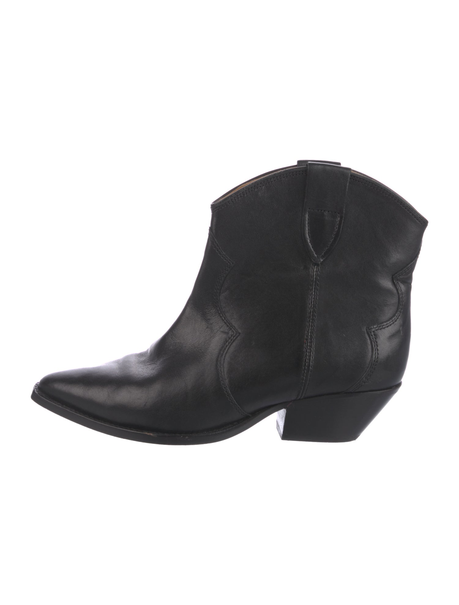 Isabel Marant Leather Western Boots