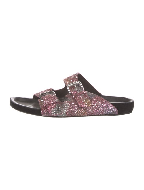 Isabel Marant Glitter Printed Slides