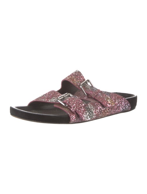 Isabel Marant Glitter Printed Slides