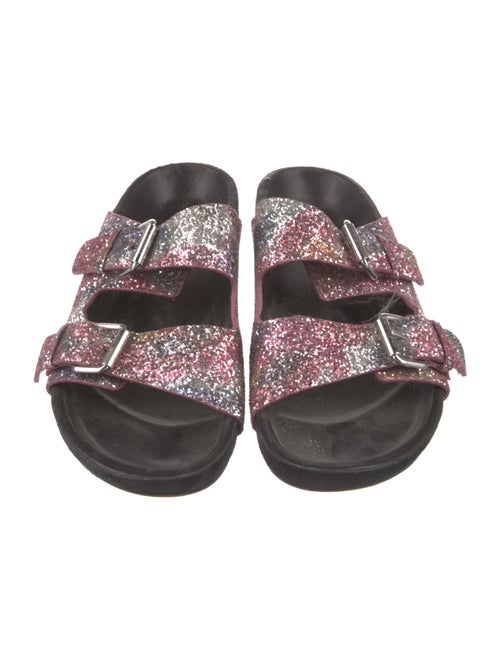 Isabel Marant Glitter Printed Slides
