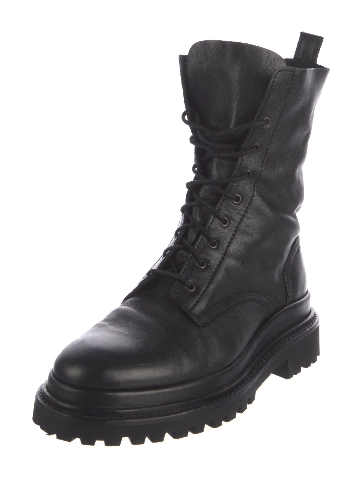 Isabel Marant Leather Combat Boots