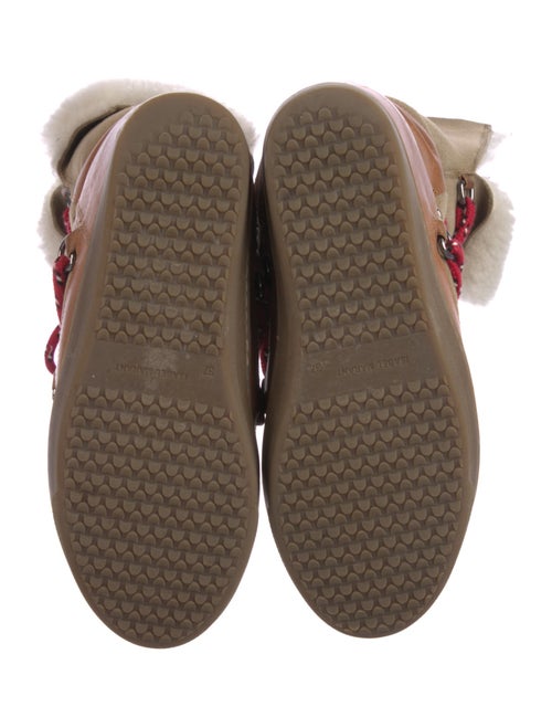 Isabel Marant Suede Printed Lace-Up Boots