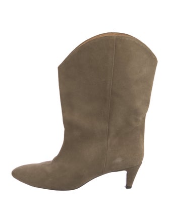 Isabel Marant Suede Western Boots