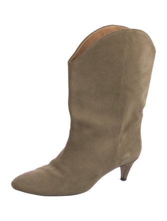Isabel Marant Suede Western Boots