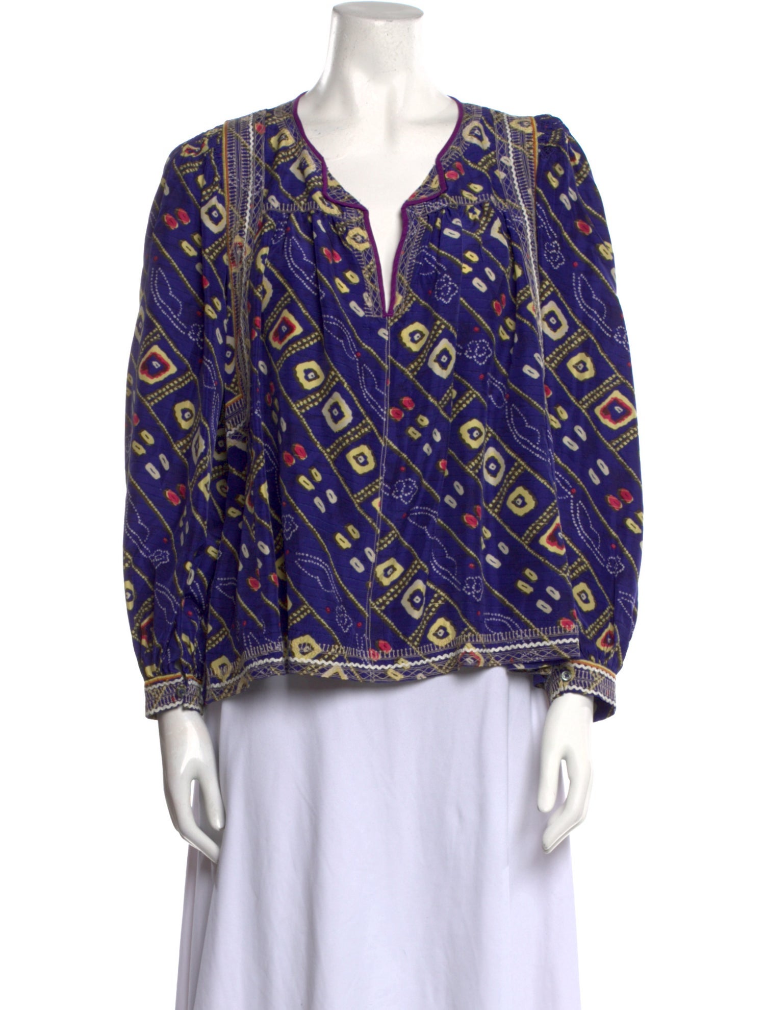 Isabel Marant Silk Printed Blouse