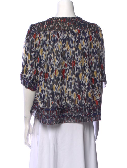 Isabel Marant Silk Printed Blouse