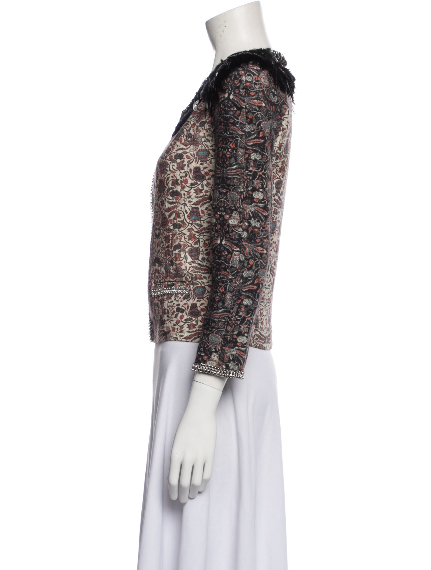 Isabel Marant Tweed Pattern Evening Jacket