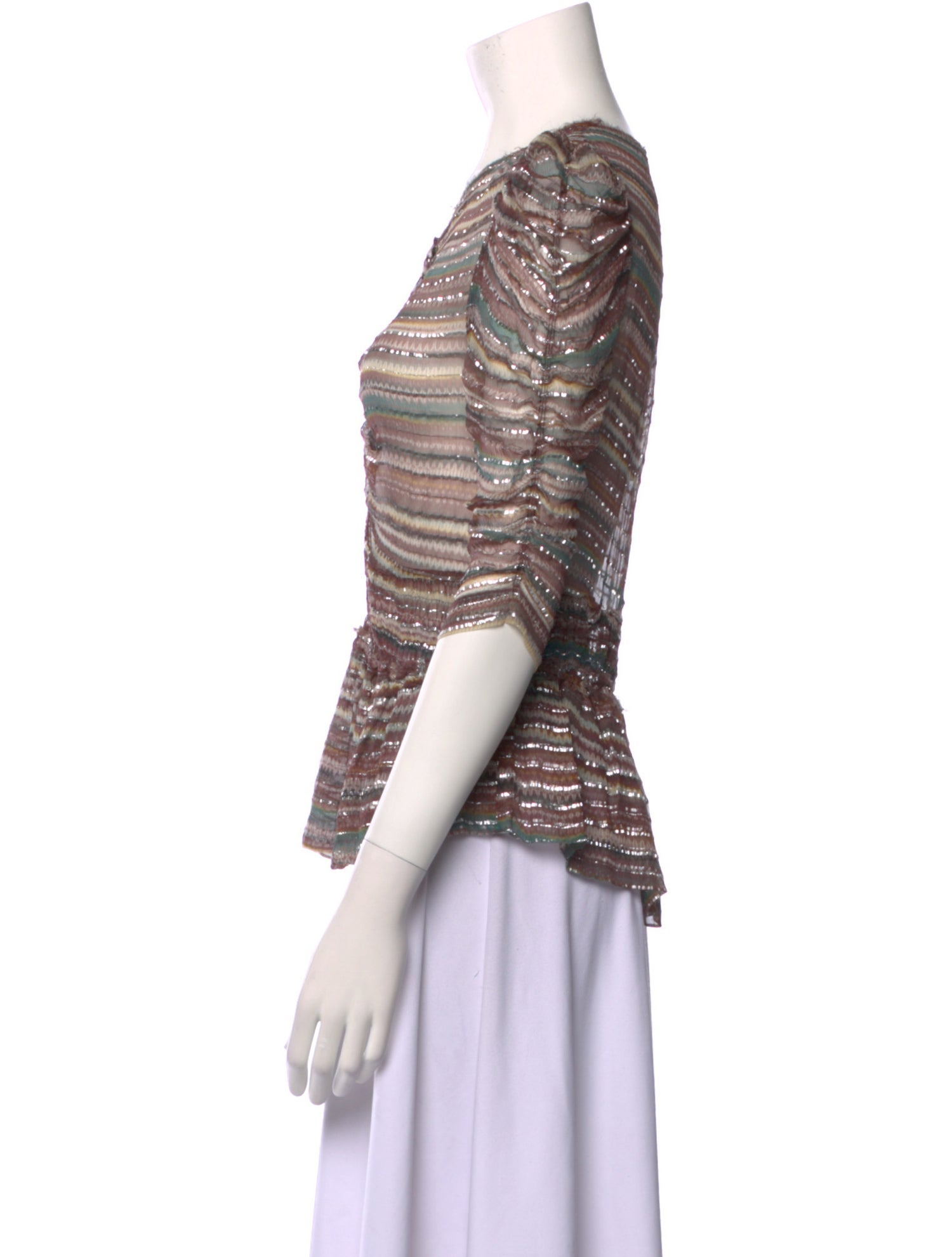 Isabel Marant Silk Striped Blouse