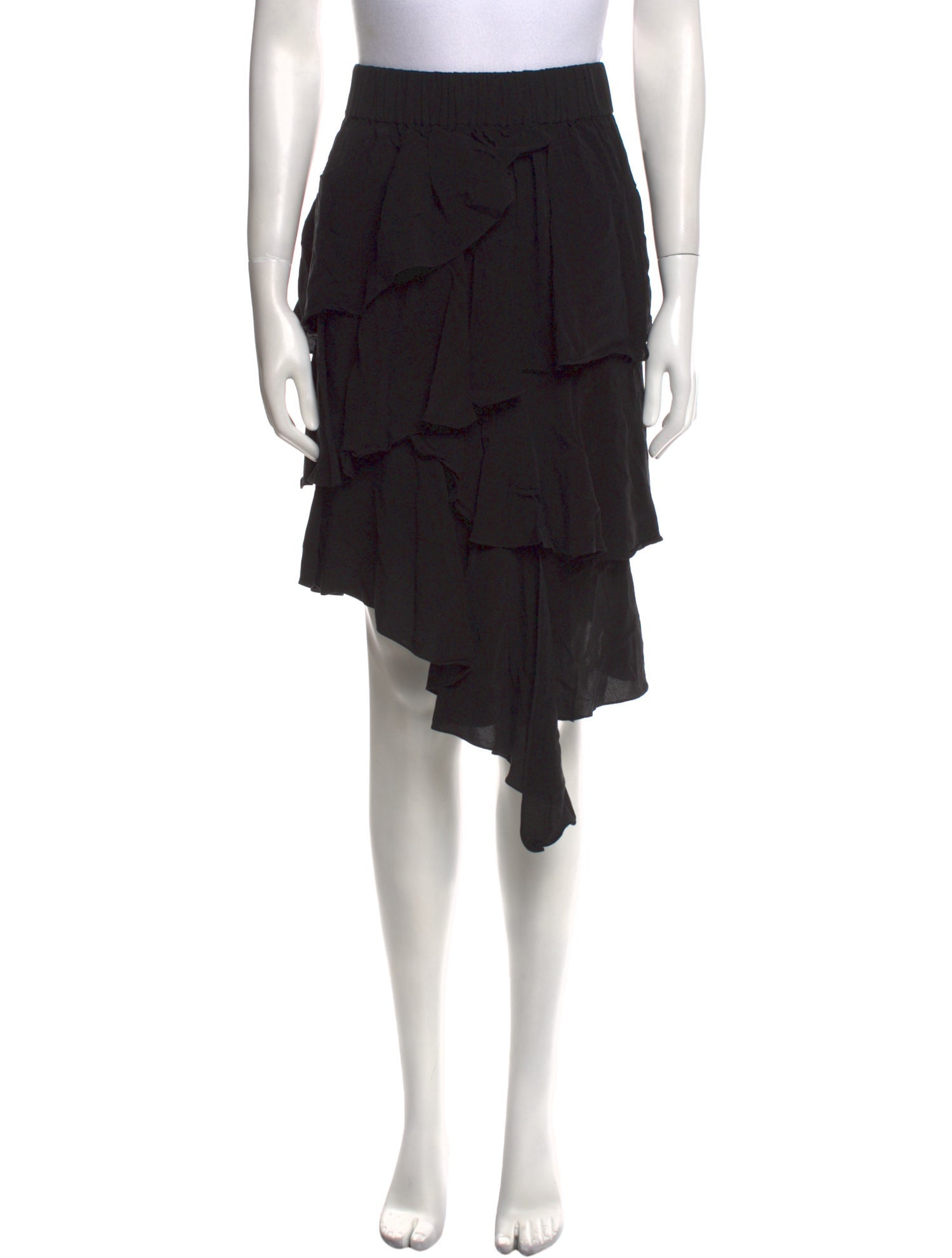 Étoile Isabel Marant Ruffle Embellishment Midi Length Skirt