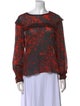 Isabel Marant Silk Printed Blouse