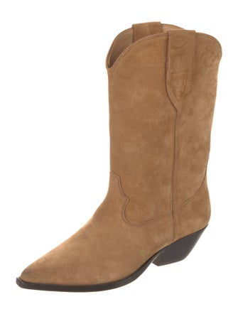 Isabel Marant Suede Western Boots