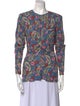 Isabel Marant Floral Print Crew Neck Blouse