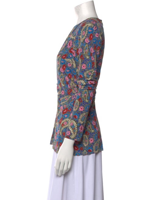 Isabel Marant Floral Print Crew Neck Blouse