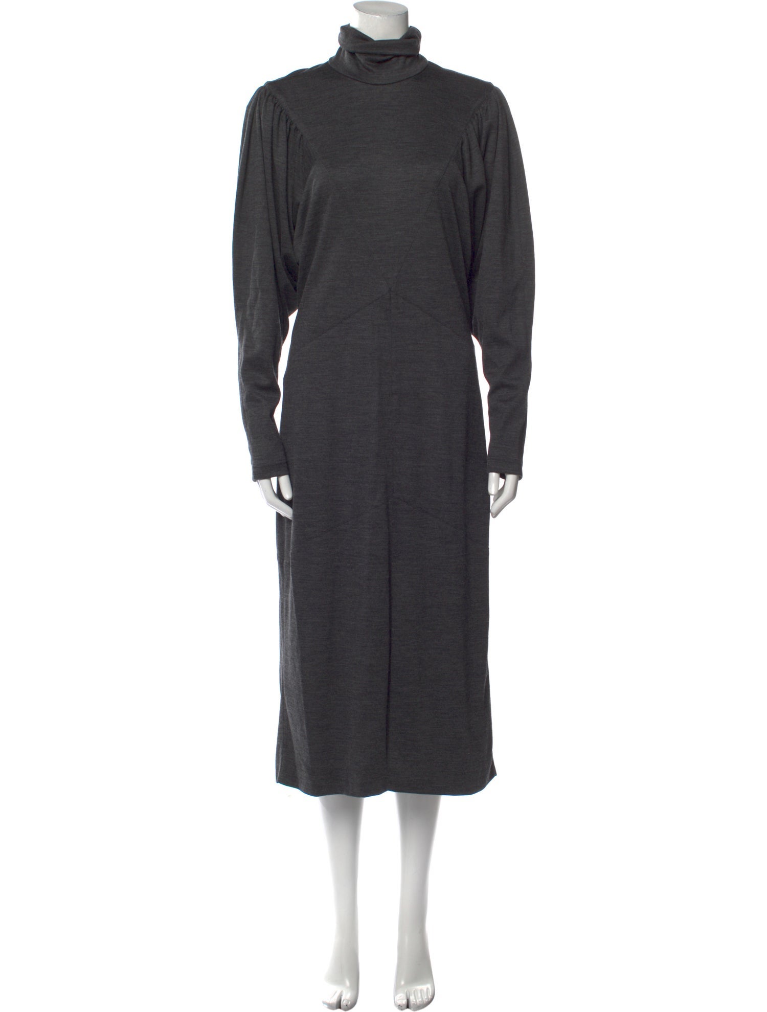 Isabel Marant Virgin Wool Midi Length Dress