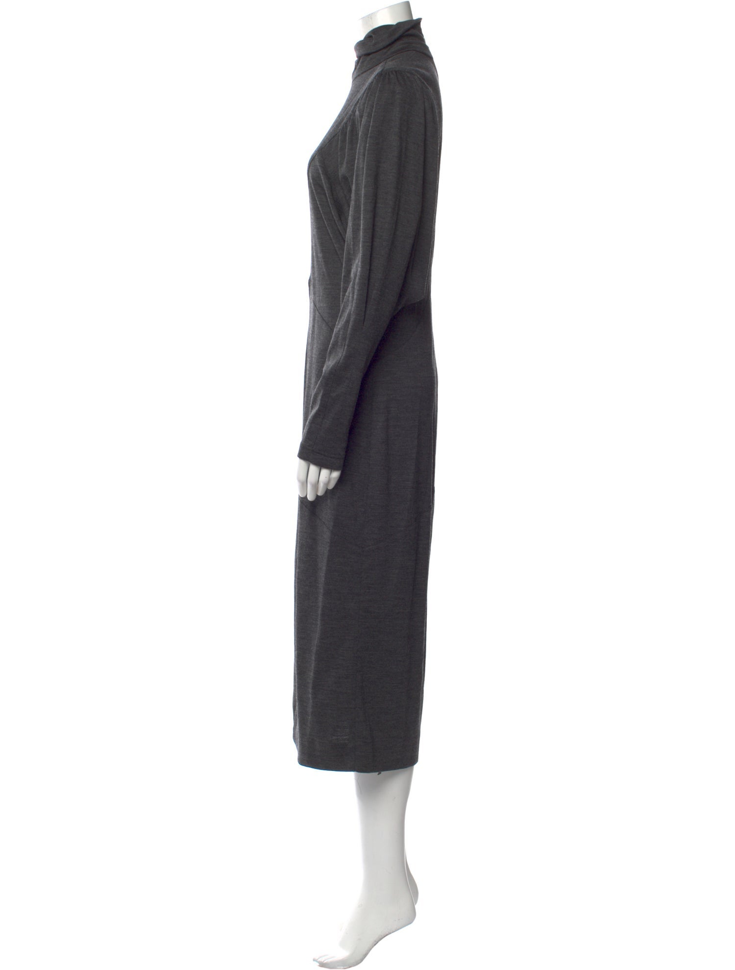 Isabel Marant Virgin Wool Midi Length Dress