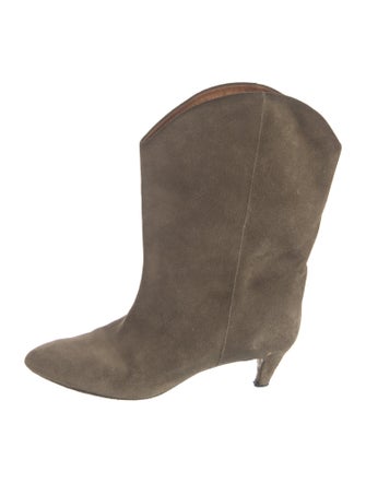 Isabel Marant Suede Western Boots