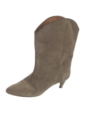 Isabel Marant Suede Western Boots